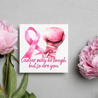 Encouragement Card for Cancer Patients, Cancer Support Card, We Are With You, Get Well Soon Card, Breast Cancer, Cancer Treatment