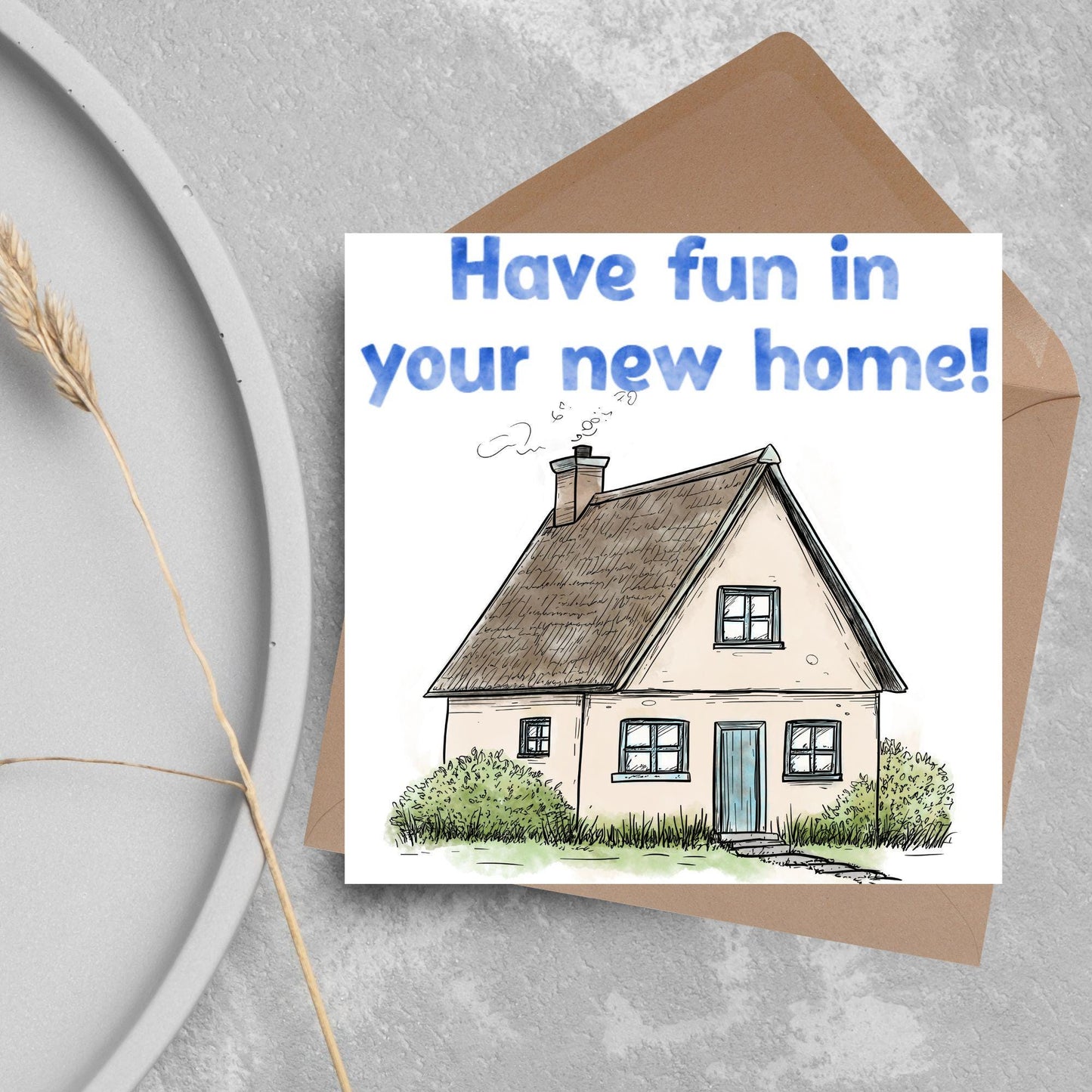 New Home card, Moving House, Elegant First Home card, New House card, Moving Card, Moving home card, Relocating card, Welcome Home Card