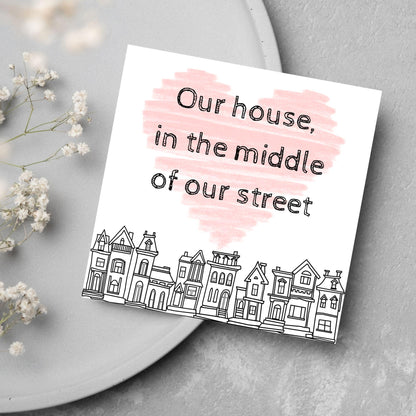 New Home card, Moving House, Elegant First Home card, New House card, Moving Card, Moving home card, Relocating card