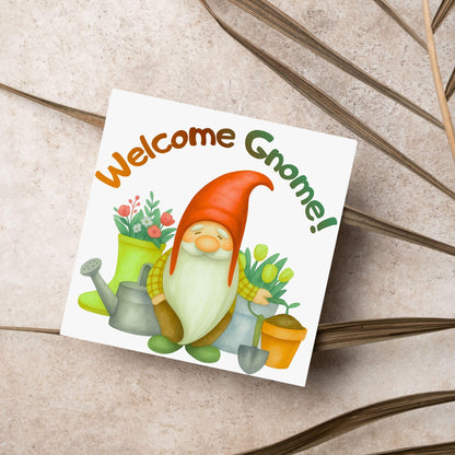 New Home card, Moving House, Gnome First Home card, New House card, Moving Card, Moving home card, Relocating card, Welcome Home Card
