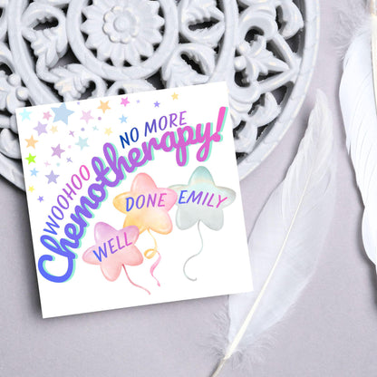 Personalised Congratulations Card, End of Chemo, Finished Treatment, Remission, Well Done, Beat Cancer Card, Chemotherapy