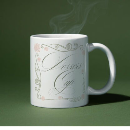 Dossers Cup, Traveller Mug, Rose Design Tea Mug for Non Travellers