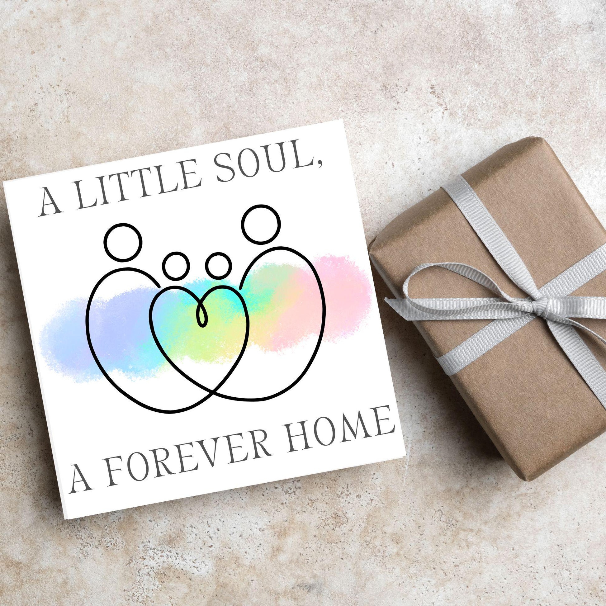 Congratulations on your Adoption Card, Adopted Child Card, New Family Greetings Card