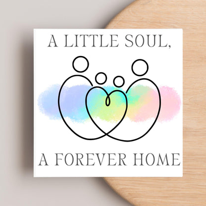Congratulations on your Adoption Card, Adopted Child Card, New Family Greetings Card