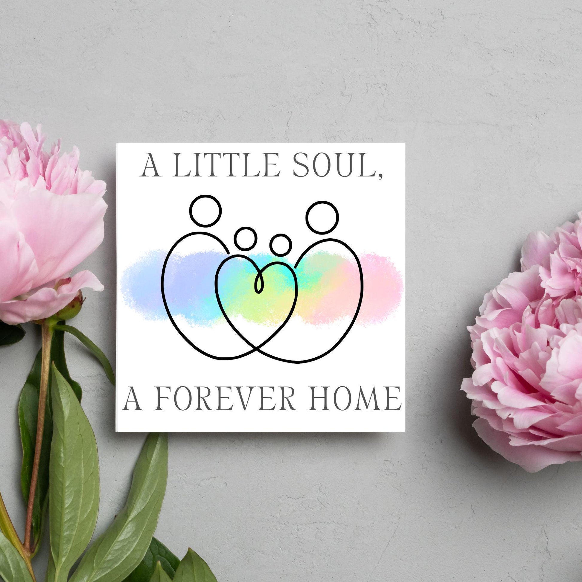 Congratulations on your Adoption Card, Adopted Child Card, New Family Greetings Card