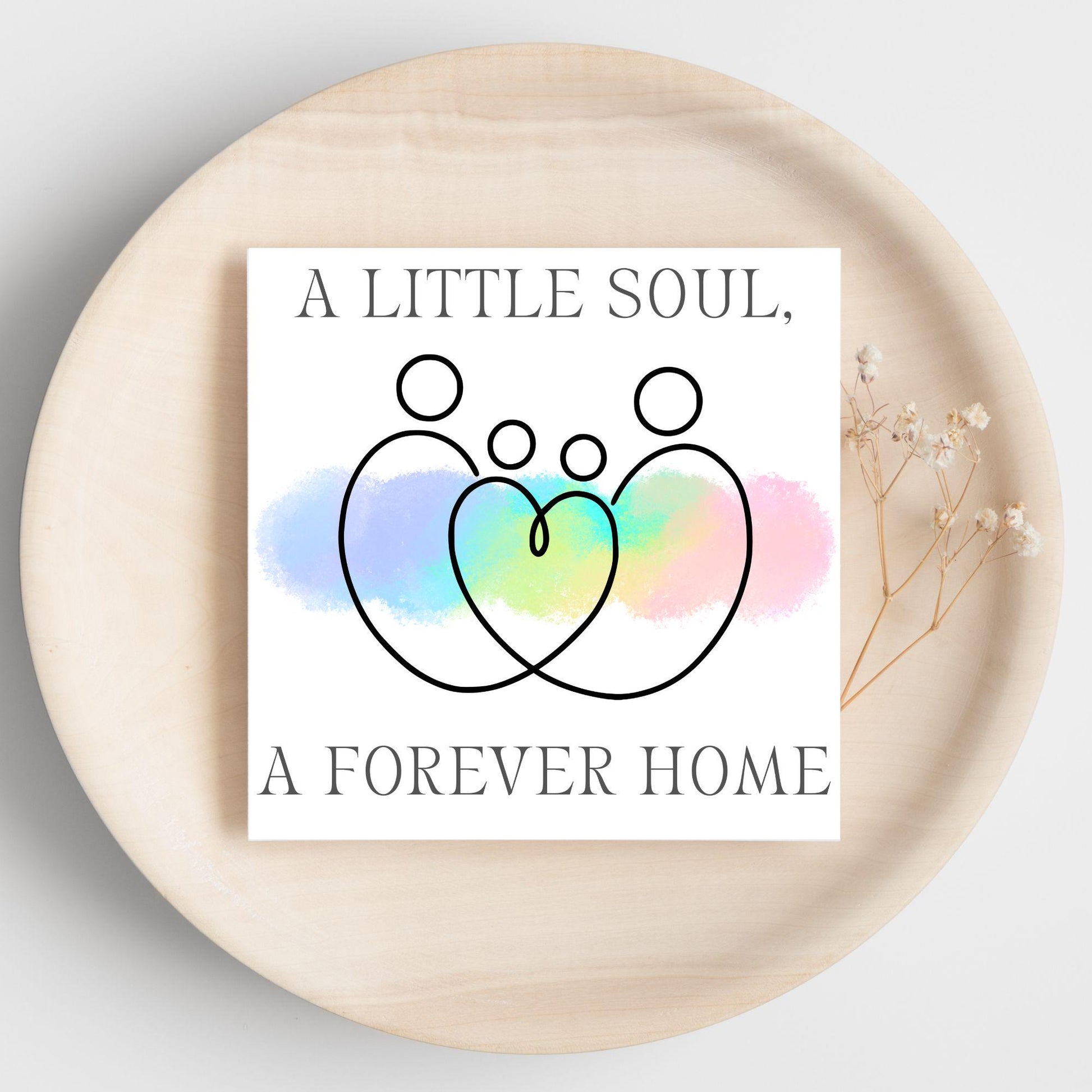 Congratulations on your Adoption Card, Adopted Child Card, New Family Greetings Card