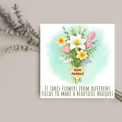 Congratulations on your Adoption Card, Adopted Child Card, New Family Greetings Card