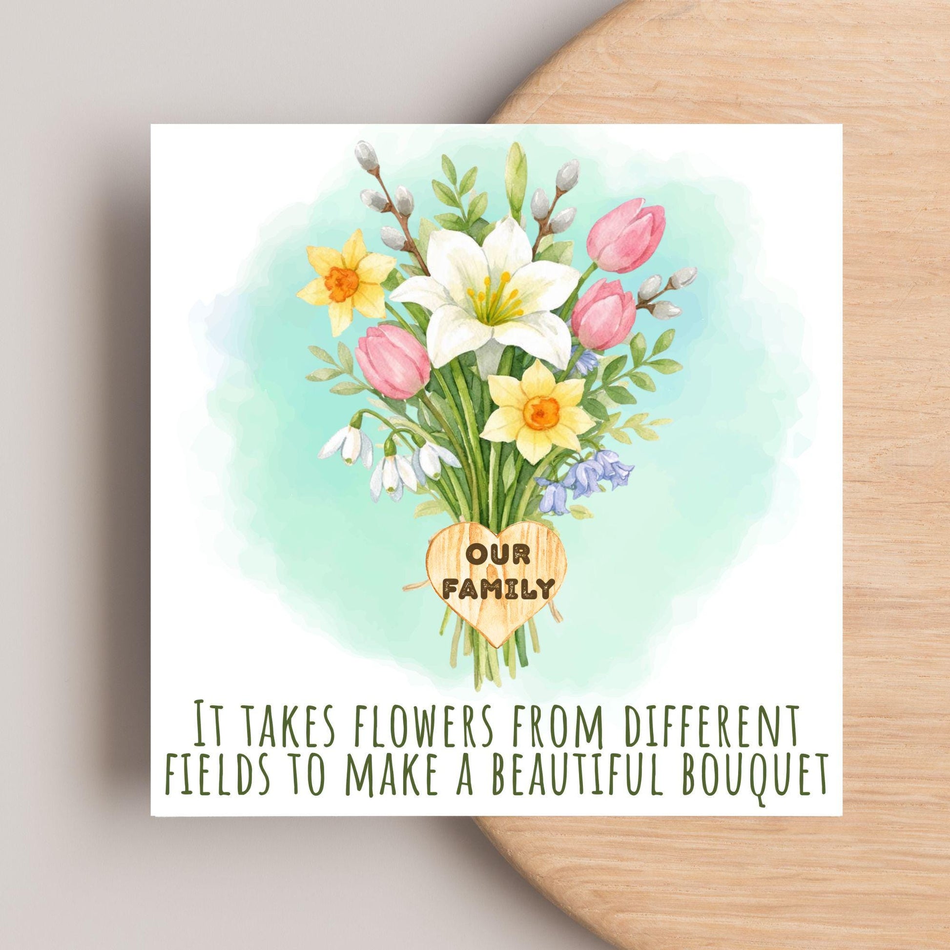 Congratulations on your Adoption Card, Adopted Child Card, New Family Greetings Card