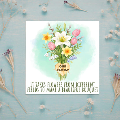 Congratulations on your Adoption Card, Adopted Child Card, New Family Greetings Card