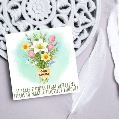 Congratulations on your Adoption Card, Adopted Child Card, New Family Greetings Card