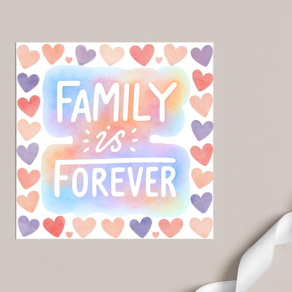 Congratulations on your Adoption Card, Adopted Child Card, New Family Greetings Card