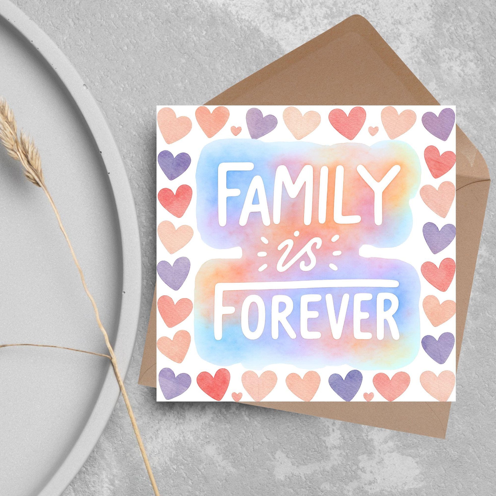 Congratulations on your Adoption Card, Adopted Child Card, New Family Greetings Card