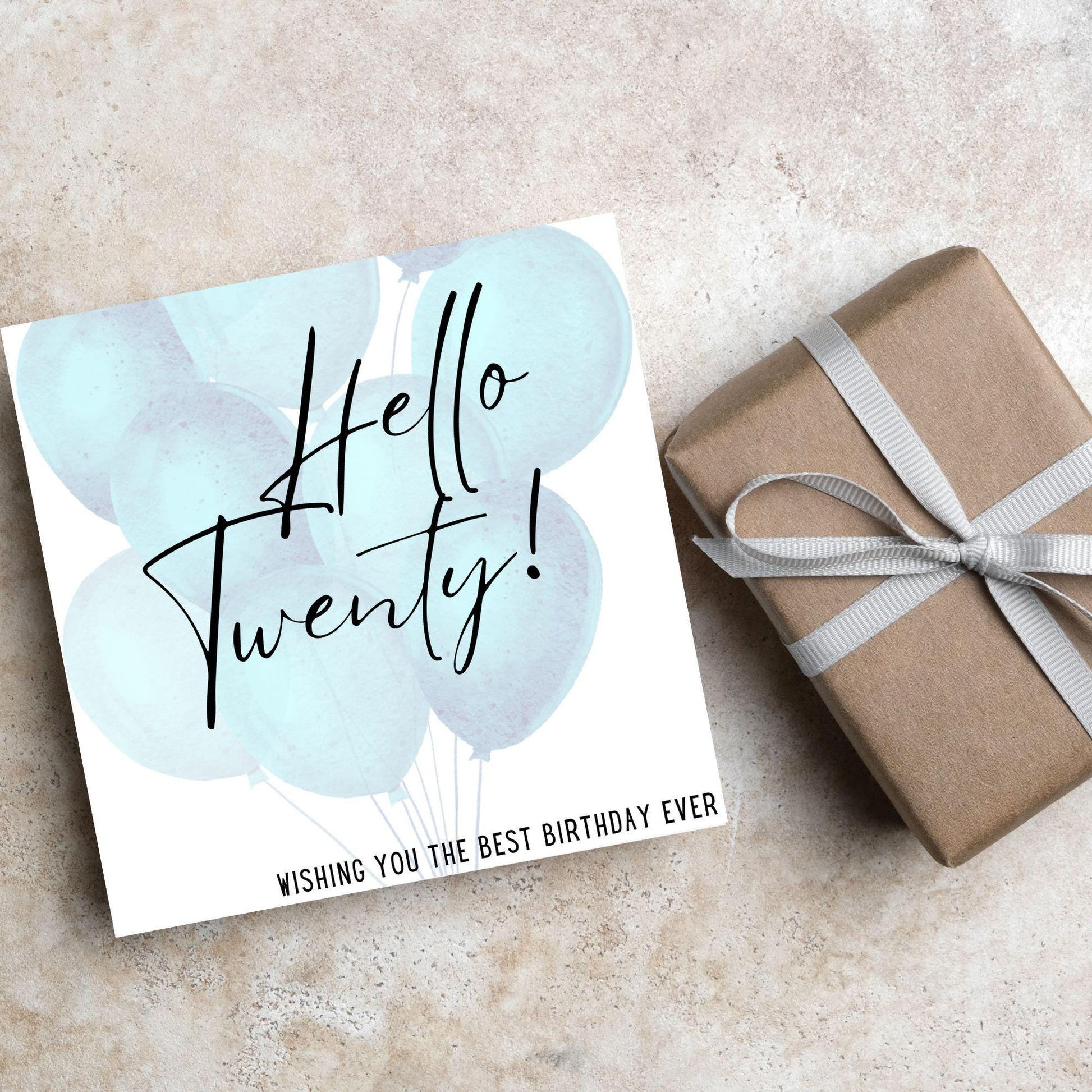 Personalised Age Birthday Card, 20th, 30th, 40th, 50th, 60th, 70th, 80th, 90th Birthday, For Him, For Her, Custom Birthday Card