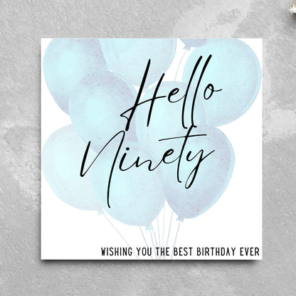 Personalised Age Birthday Card, 20th, 30th, 40th, 50th, 60th, 70th, 80th, 90th Birthday, For Him, For Her, Custom Birthday Card