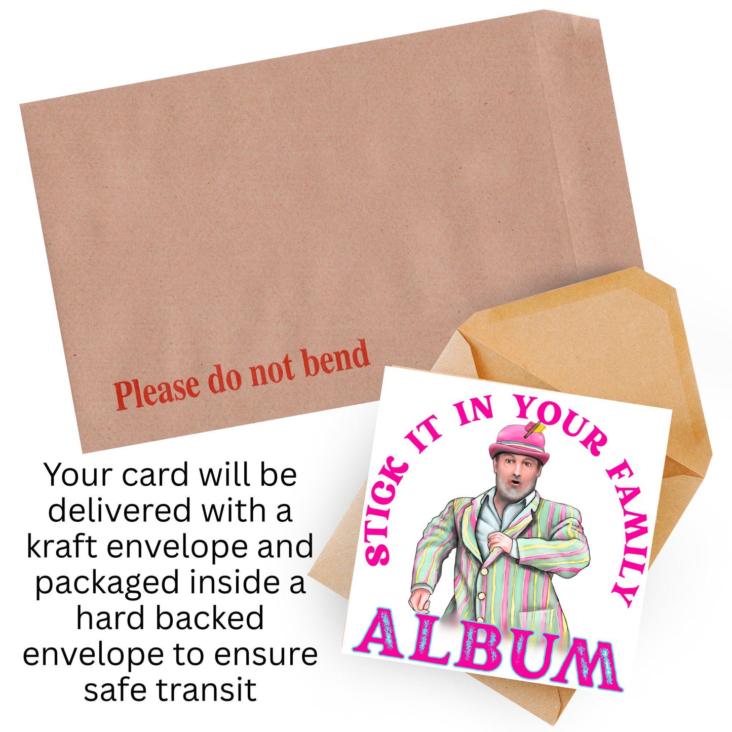 David Mitchell Family Album Any Occasion Card, Last One Laughing Birthday Card for Him, Card for Her, Funny Birthday Card, Anniversary Card