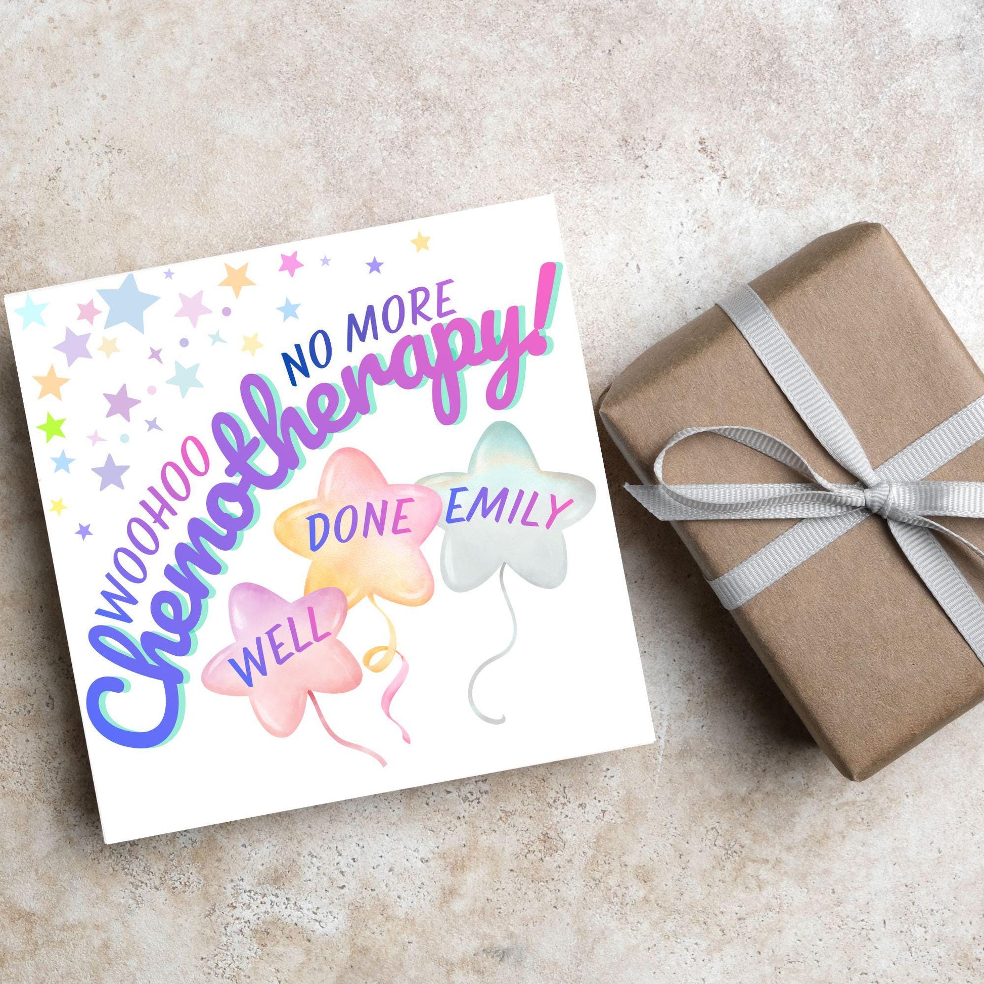 Personalised Congratulations Card, End of Chemo, Finished Treatment, Remission, Well Done, Beat Cancer Card, Chemotherapy