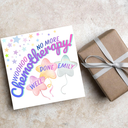 Personalised Congratulations Card, End of Chemo, Finished Treatment, Remission, Well Done, Beat Cancer Card, Chemotherapy