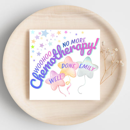 Personalised Congratulations Card, End of Chemo, Finished Treatment, Remission, Well Done, Beat Cancer Card, Chemotherapy