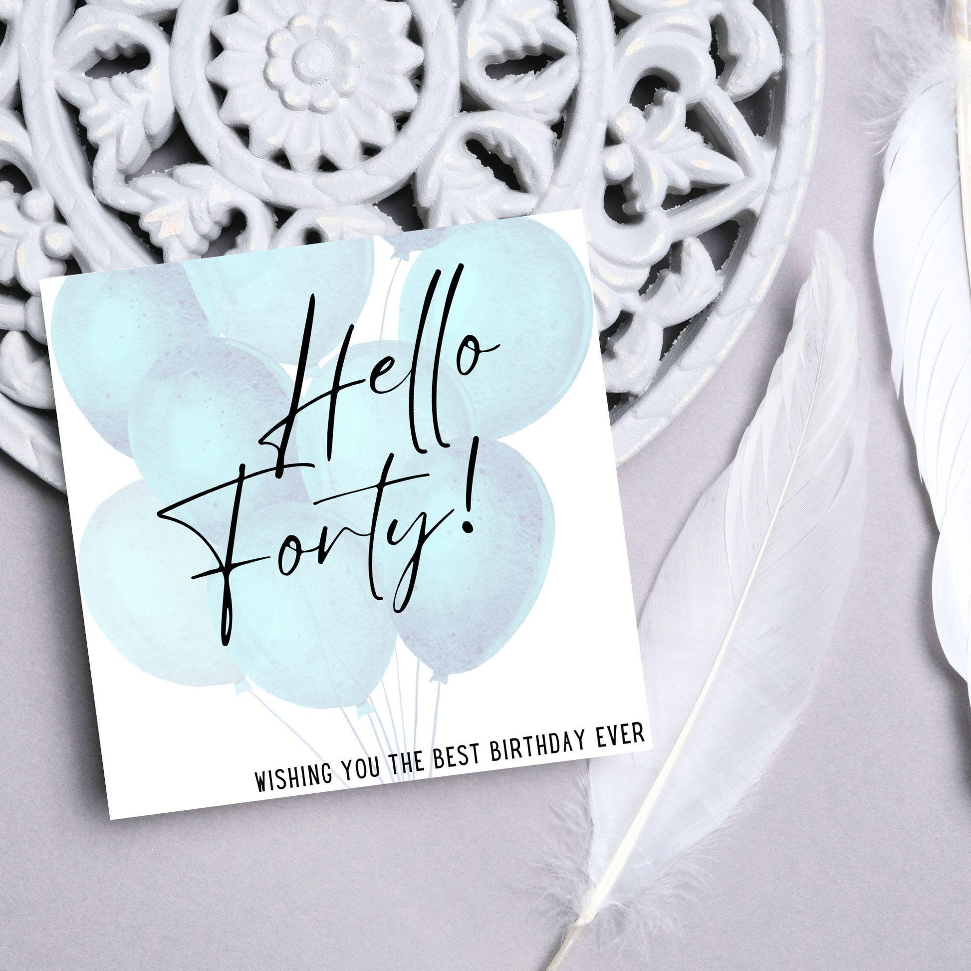 Personalised Age Birthday Card, 20th, 30th, 40th, 50th, 60th, 70th, 80th, 90th Birthday, For Him, For Her, Custom Birthday Card