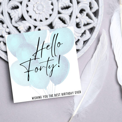 Personalised Age Birthday Card, 20th, 30th, 40th, 50th, 60th, 70th, 80th, 90th Birthday, For Him, For Her, Custom Birthday Card