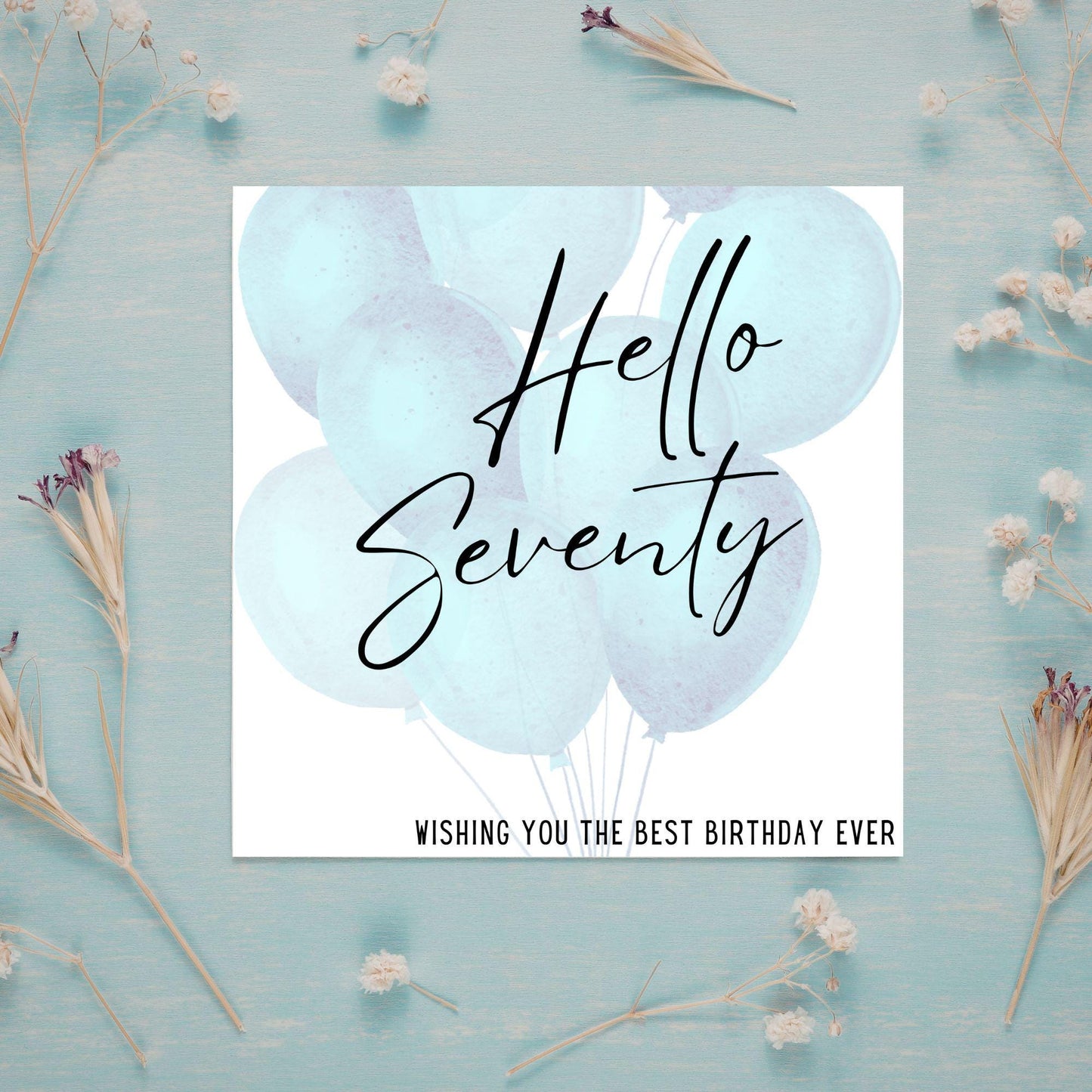 Personalised Age Birthday Card, 20th, 30th, 40th, 50th, 60th, 70th, 80th, 90th Birthday, For Him, For Her, Custom Birthday Card