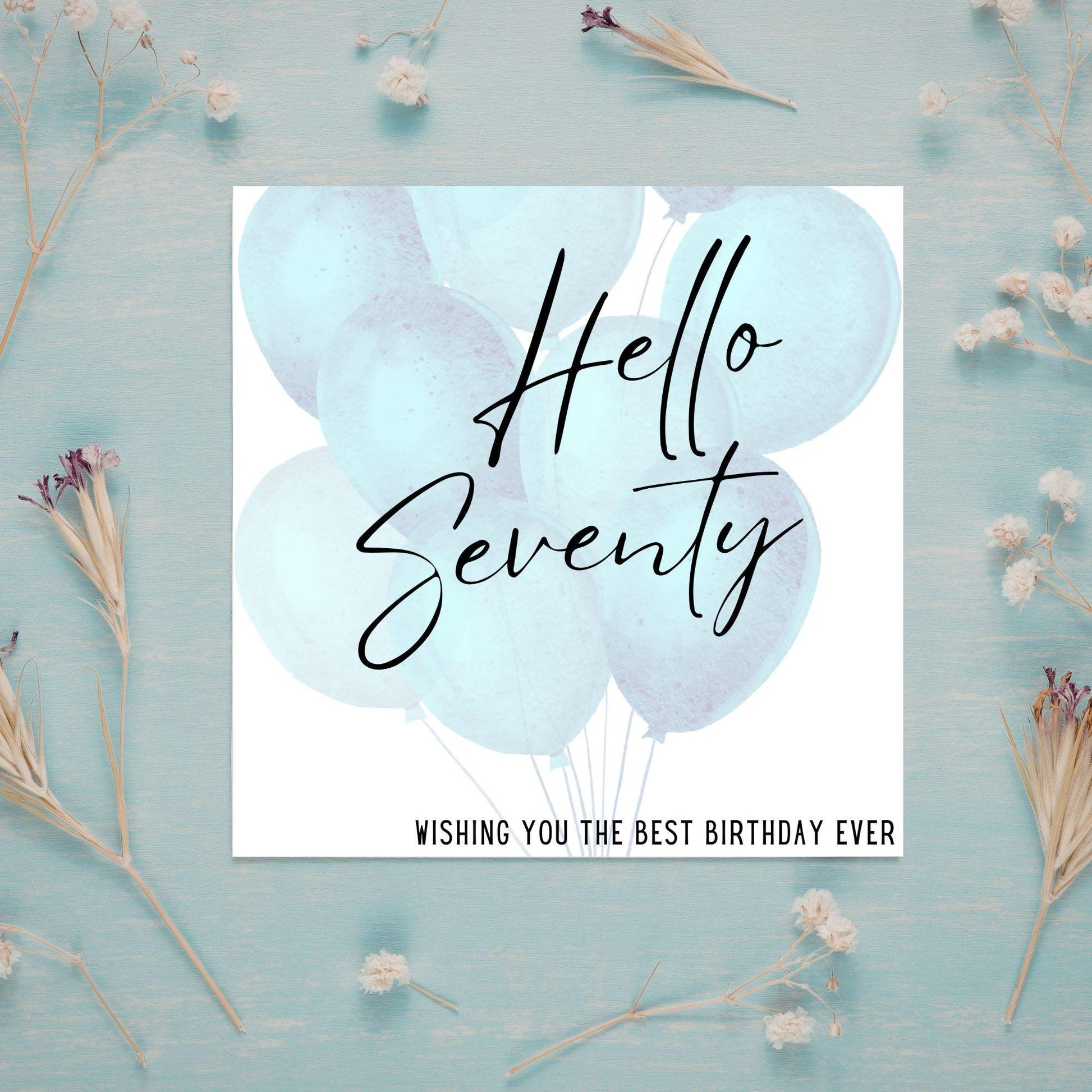Personalised Age Birthday Card, 20th, 30th, 40th, 50th, 60th, 70th, 80th, 90th Birthday, For Him, For Her, Custom Birthday Card