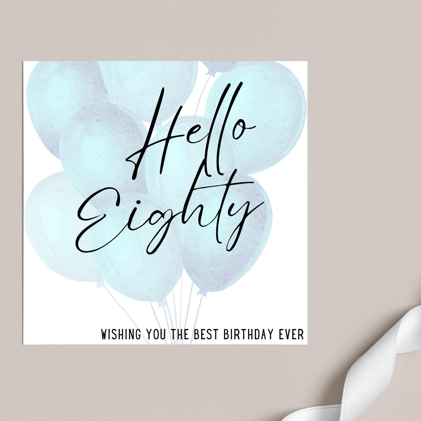 Personalised Age Birthday Card, 20th, 30th, 40th, 50th, 60th, 70th, 80th, 90th Birthday, For Him, For Her, Custom Birthday Card