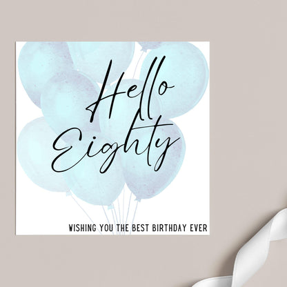 Personalised Age Birthday Card, 20th, 30th, 40th, 50th, 60th, 70th, 80th, 90th Birthday, For Him, For Her, Custom Birthday Card
