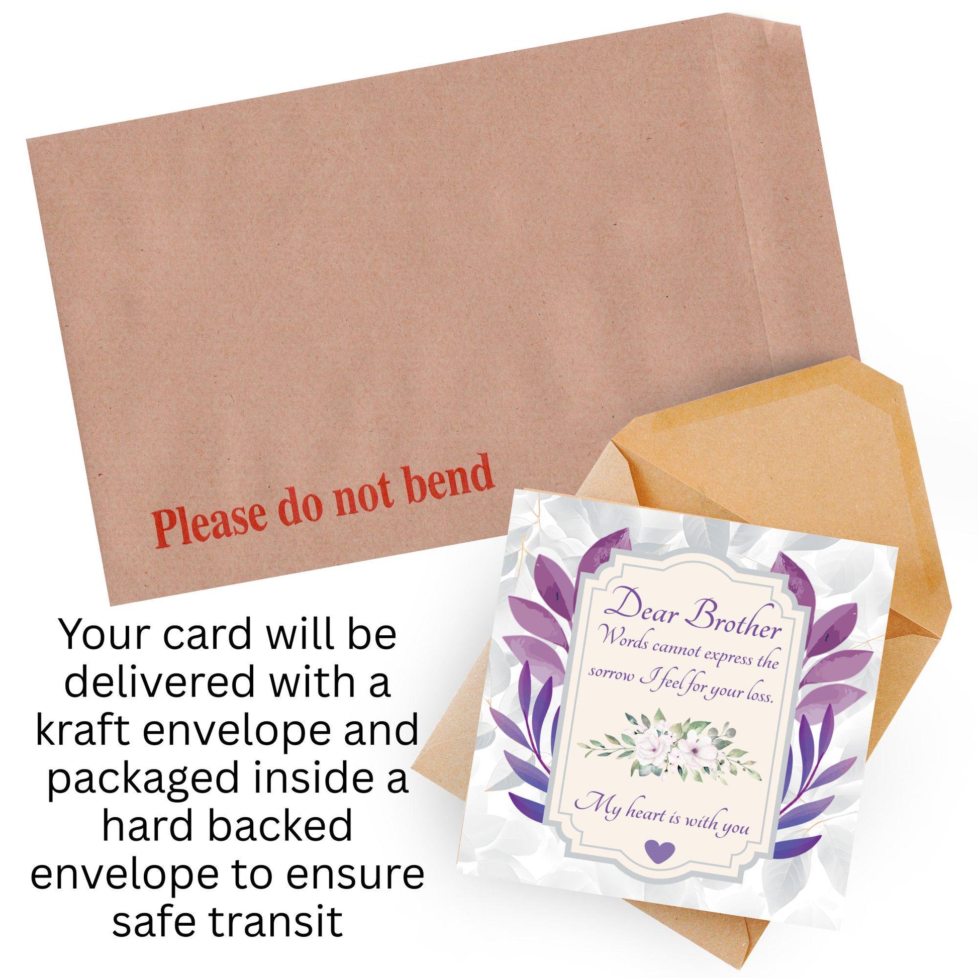Sorry for Your Loss Card for Sister, For Brother, Bereavement Card, Sympathy Card, Card for Loss, Condolences Card