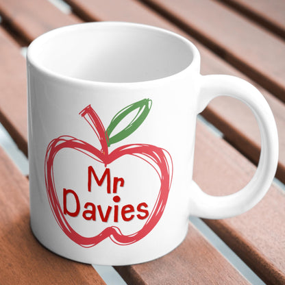 Personalised Thank You Teacher Mug, Gift for Teacher, End of Year, Teaching Mug, Retirement Gift