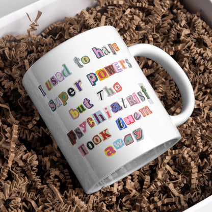 Psychology Joke Mug, Funny Mug, Mental Health Mug, Coffee Cup, Fun Gift for Psychiatrist