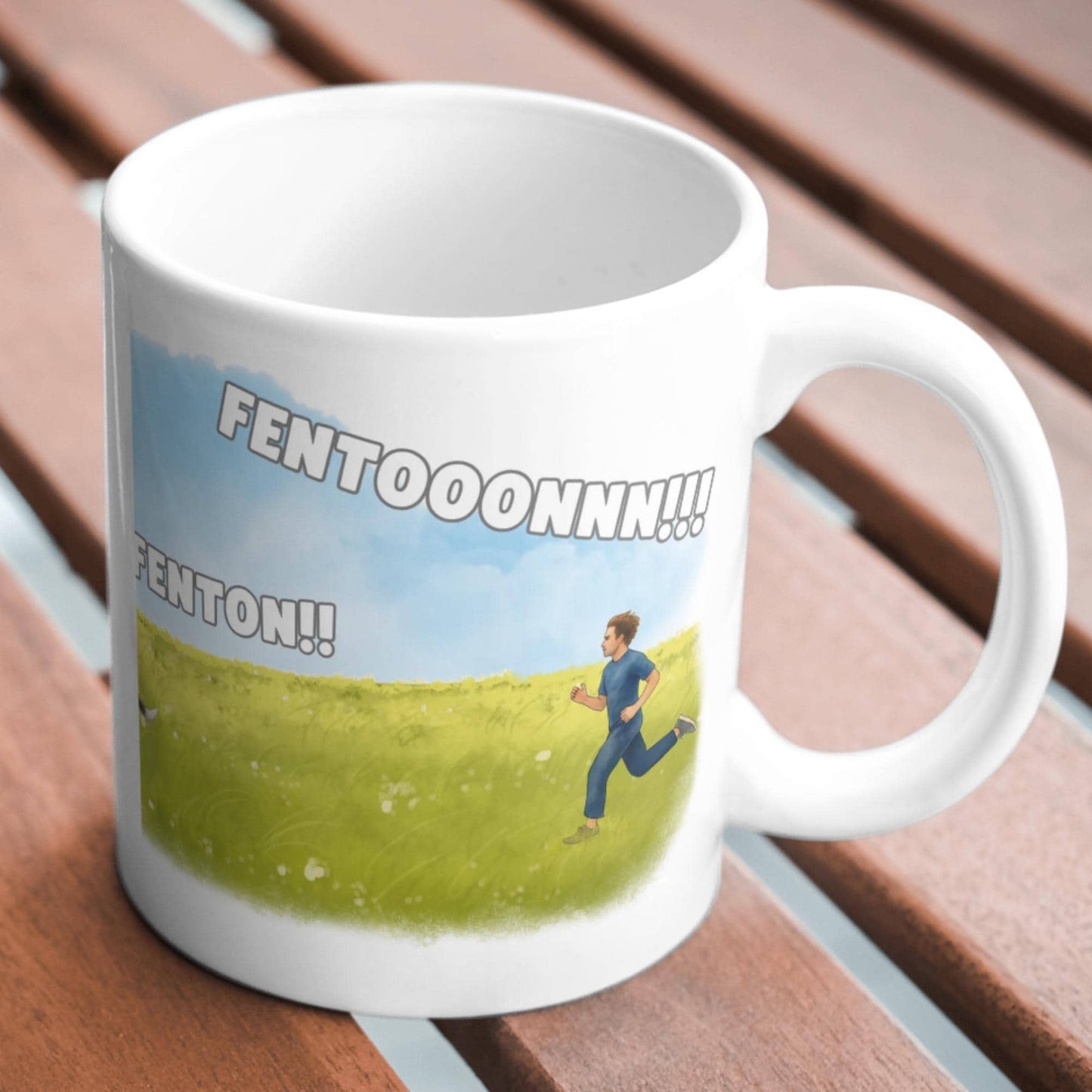 Fenton Meme Mug, Dog Walker Funny Birthday Gift - Multi Colour Options