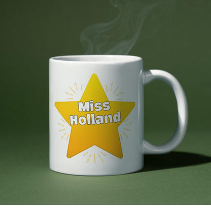 Personalised Thank You Teacher Mug, Gift for Teacher, End of Year, Teaching Mug, Retirement Gift