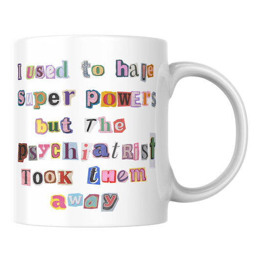 Psychology Joke Mug, Funny Mug, Mental Health Mug, Coffee Cup, Fun Gift for Psychiatrist