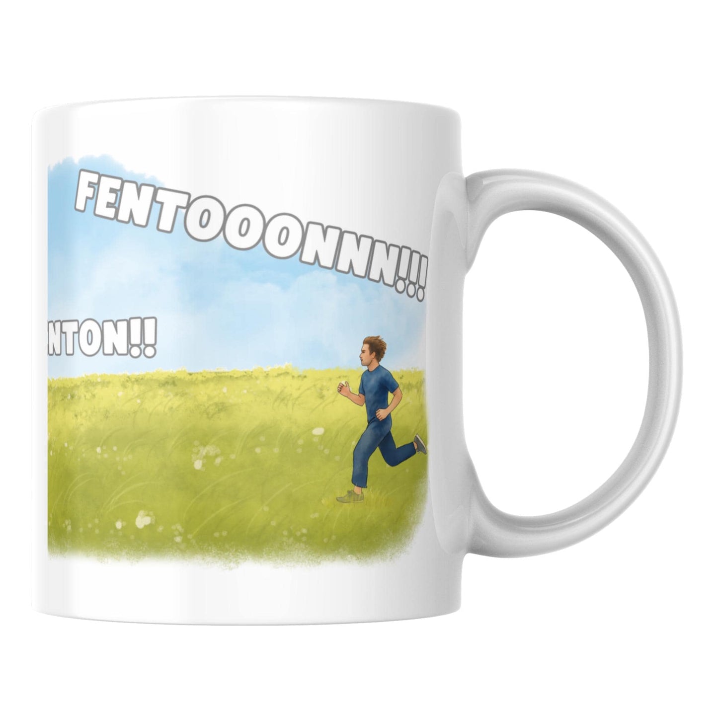 Fenton Meme Mug, Dog Walker Funny Birthday Gift - Multi Colour Options