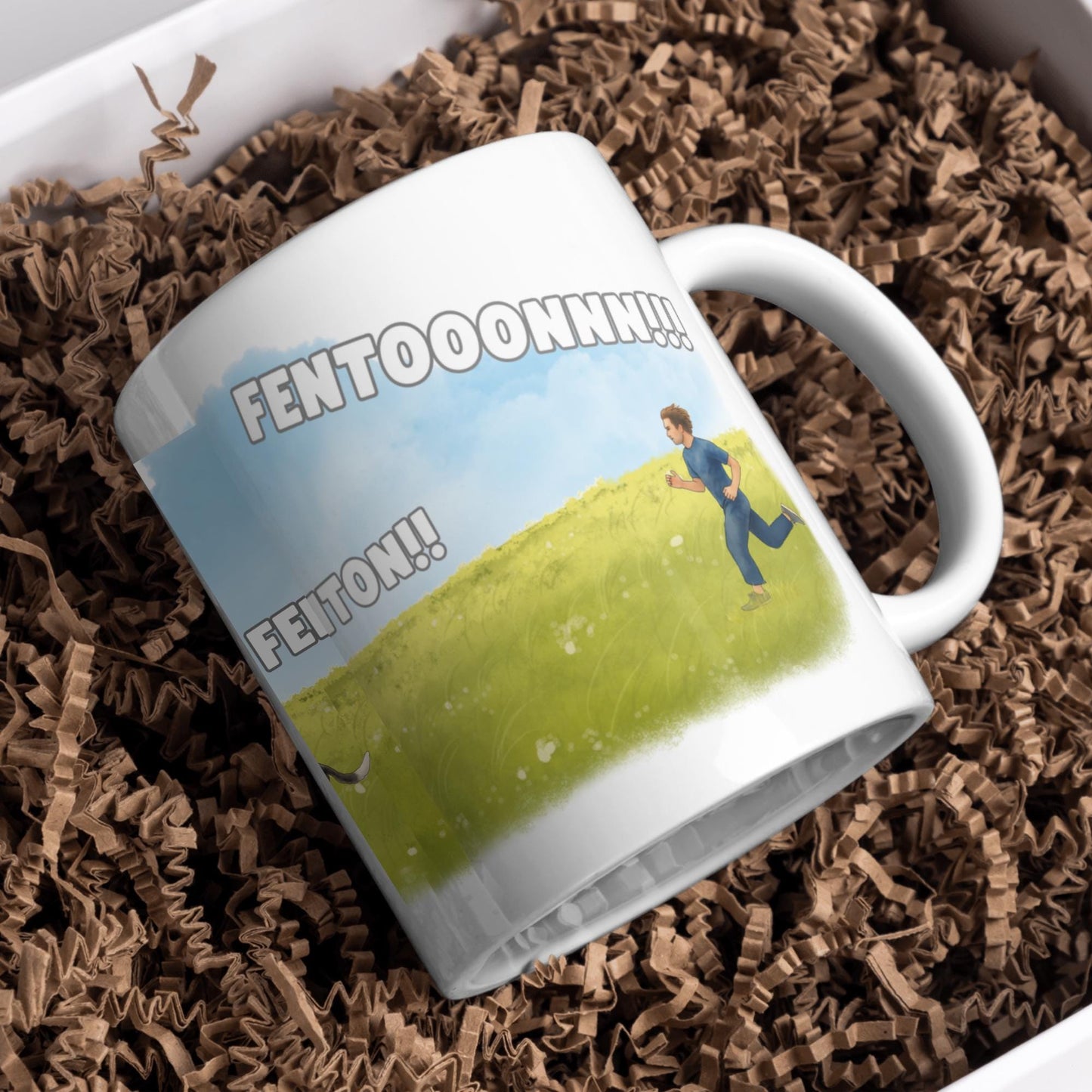 Fenton Meme Mug, Dog Walker Funny Birthday Gift - Multi Colour Options