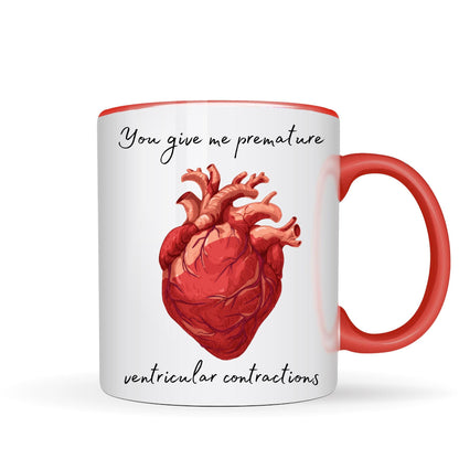 Cute Cardiology Heart Mug for Doctors, Mug for Cardiologist, Anniversary Present for Cardiologist, Doctors Love Mug