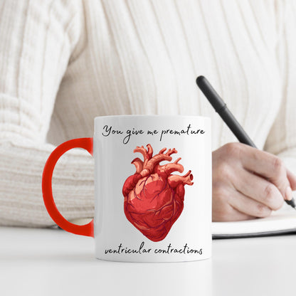 Cute Cardiology Heart Mug for Doctors, Mug for Cardiologist, Anniversary Present for Cardiologist, Doctors Love Mug