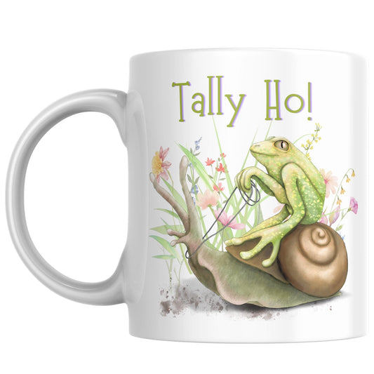 Cottagecore Frog Mug, Cute Gift for Frog Lover, Snail Mug, Fairycore - Multi Colour Options