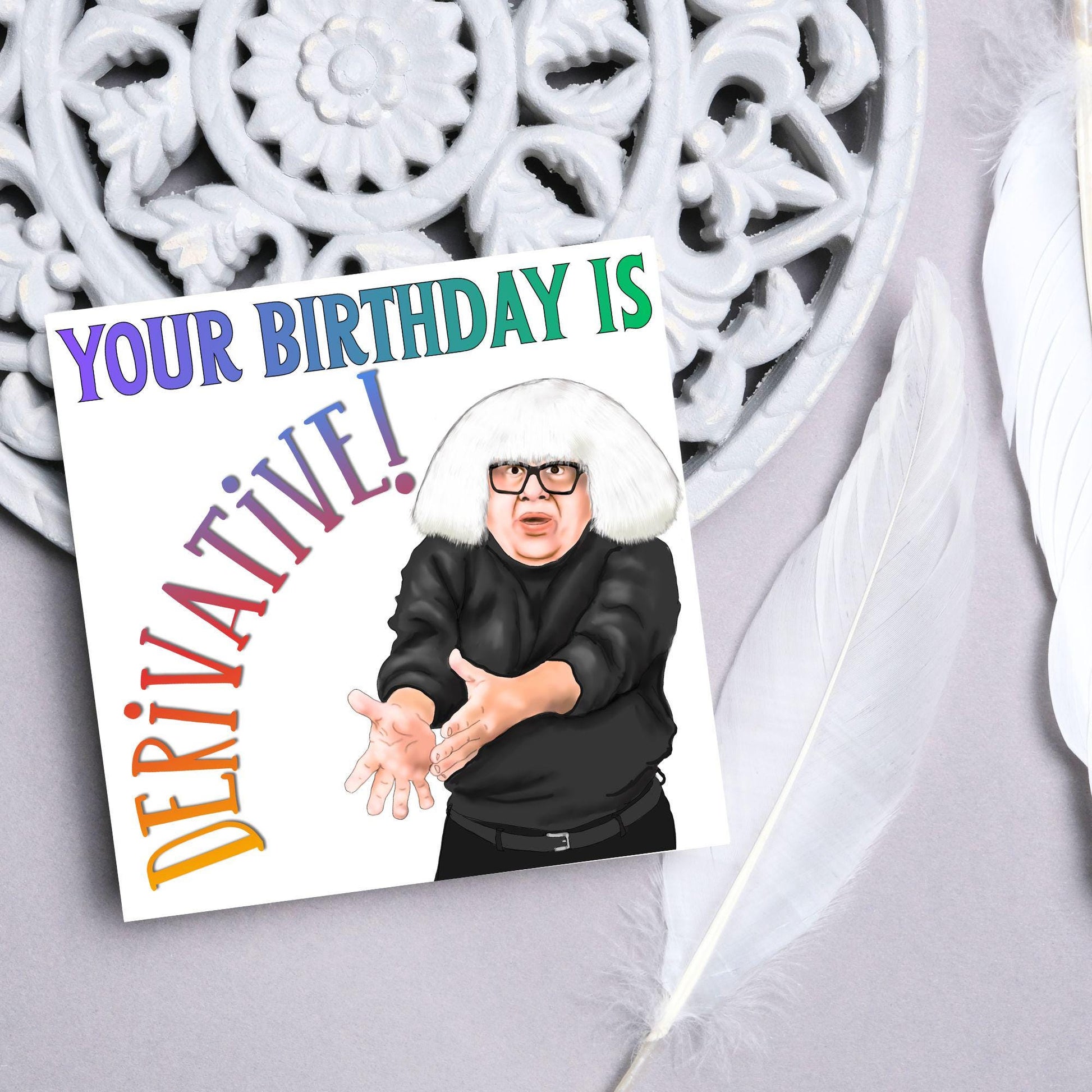 It's Always Sunny In Philadelphia Birthday Card, 'Ongo Gablogian', Art Critic Birthday Card, Frank Card, Danny Devito Card,