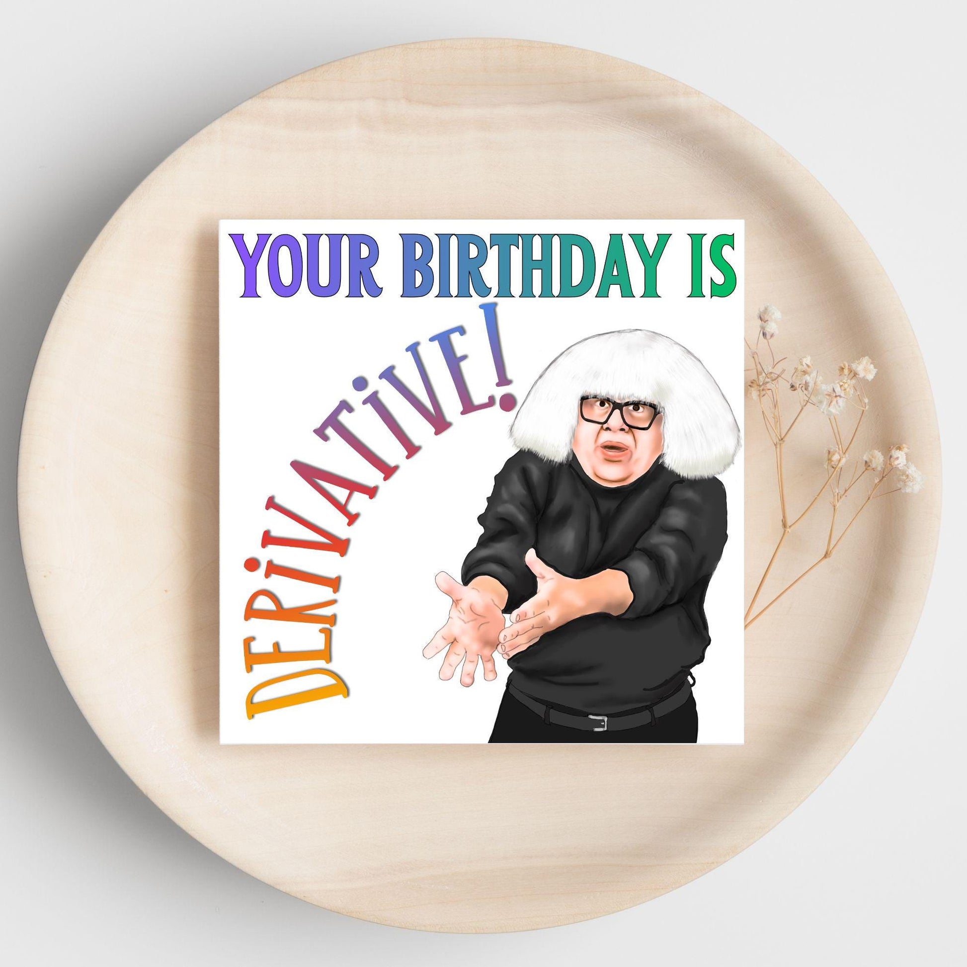 It's Always Sunny In Philadelphia Birthday Card, 'Ongo Gablogian', Art Critic Birthday Card, Frank Card, Danny Devito Card,