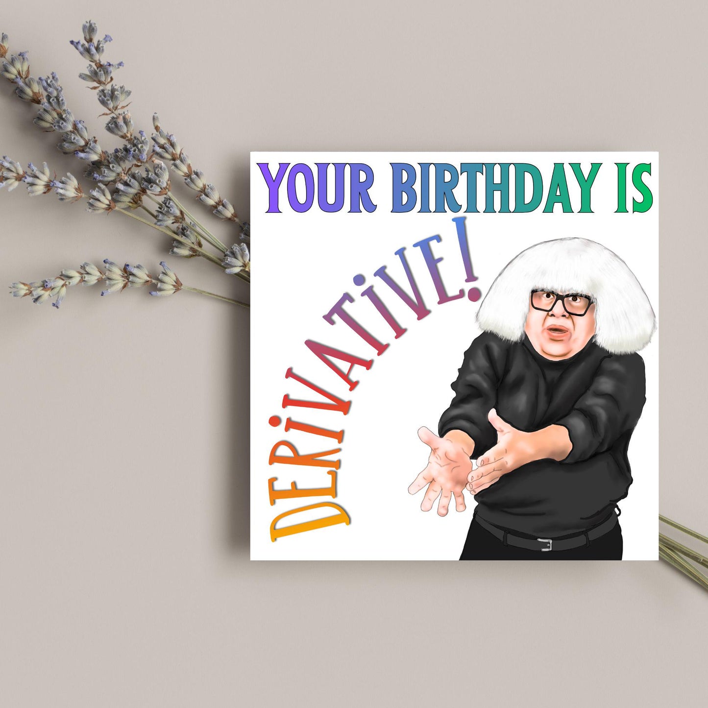 It's Always Sunny In Philadelphia Birthday Card, 'Ongo Gablogian', Art Critic Birthday Card, Frank Card, Danny Devito Card,
