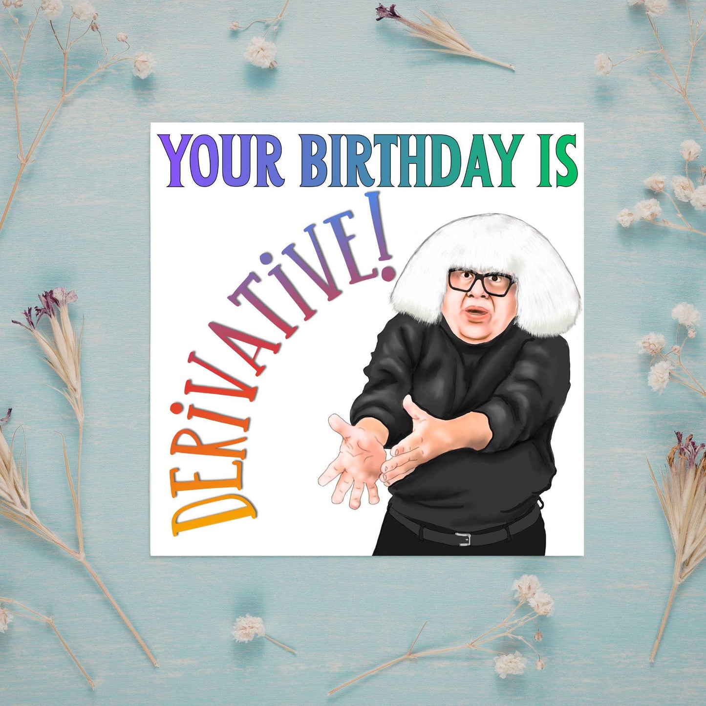 It's Always Sunny In Philadelphia Birthday Card, 'Ongo Gablogian', Art Critic Birthday Card, Frank Card, Danny Devito Card,