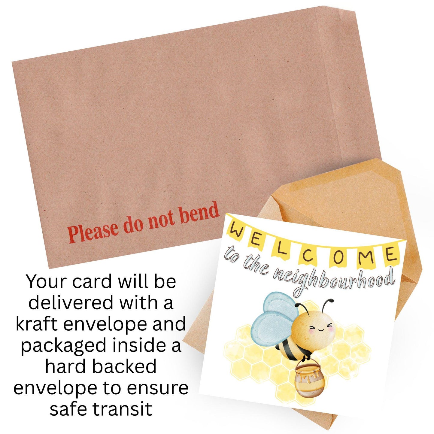 Welcome Neighbour, Moving house Card, Moving in Card, New Neighbour, Introduction Card