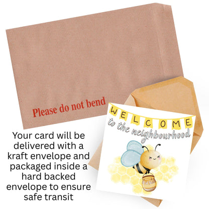 Welcome Neighbour, Moving house Card, Moving in Card, New Neighbour, Introduction Card