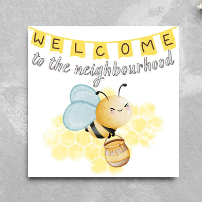 Welcome Neighbour, Moving house Card, Moving in Card, New Neighbour, Introduction Card