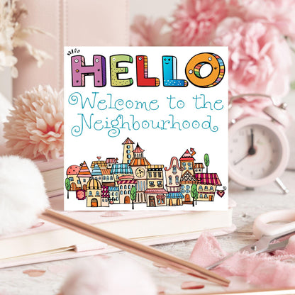 Welcome Neighbour, Moving house Card, Moving in Card, New Neighbour, Introduction Card