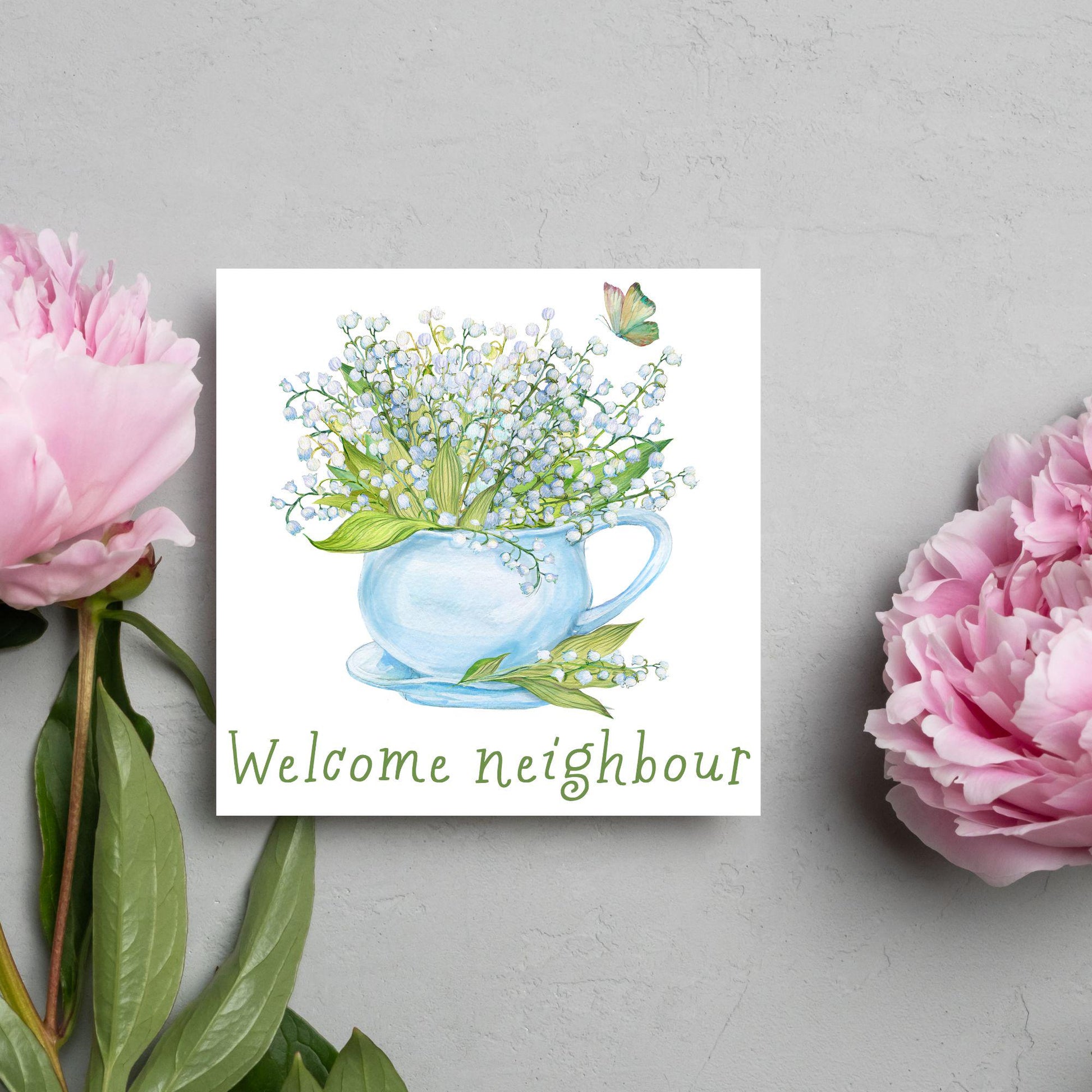 Welcome Neighbour, Moving house Card, Moving in Card, New Neighbour, Introduction Card