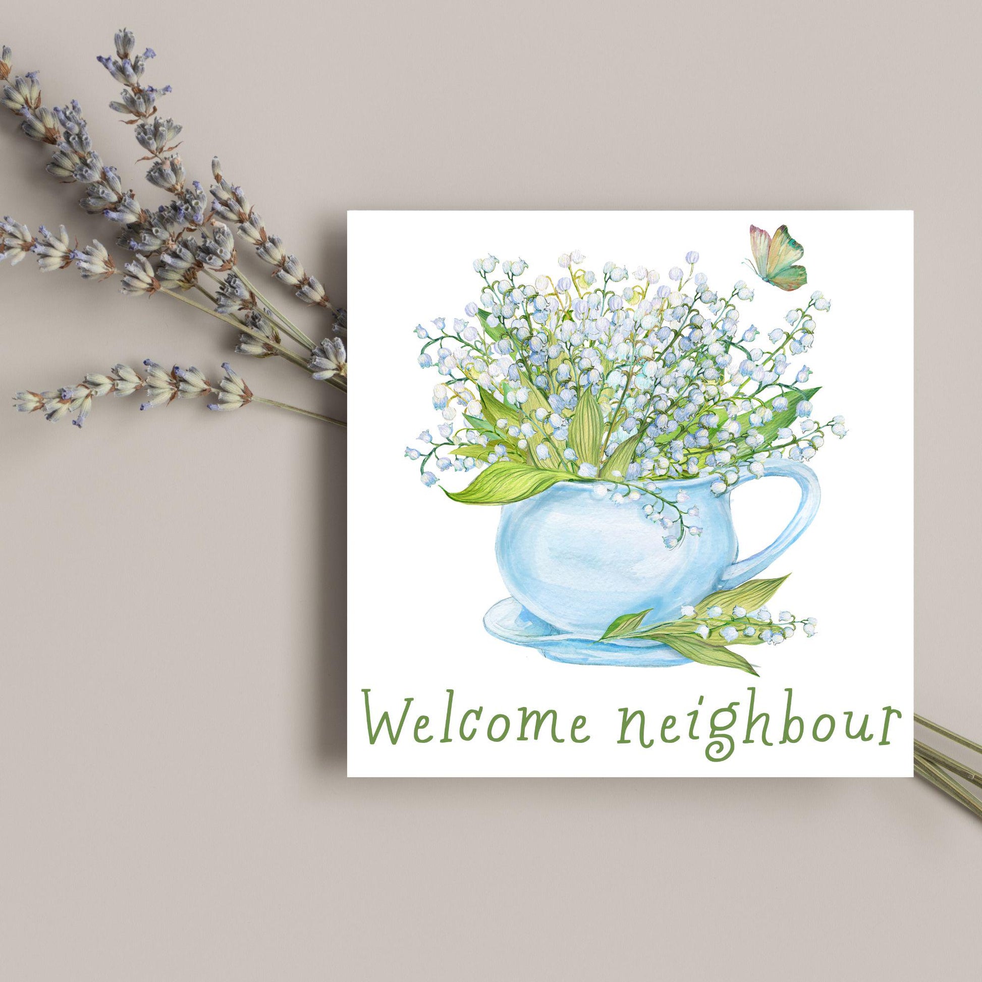 Welcome Neighbour, Moving house Card, Moving in Card, New Neighbour, Introduction Card