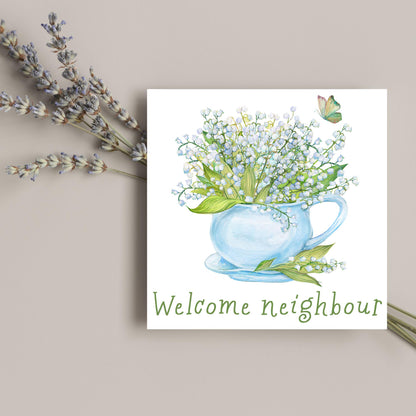 Welcome Neighbour, Moving house Card, Moving in Card, New Neighbour, Introduction Card